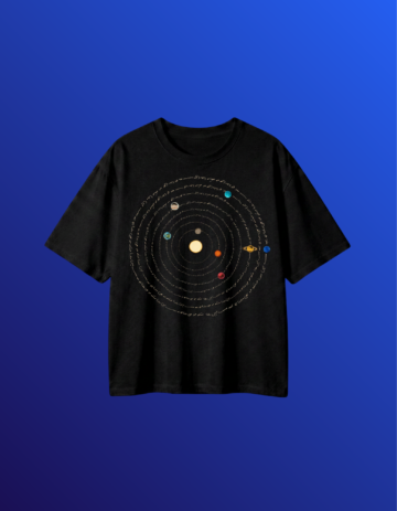 Planetary Oversized drop-shoulder Tee